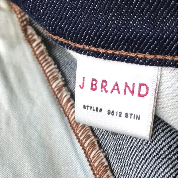 J BRAND JEANS Dark Indigo STIN 9512 Stockholm SKINNY Slim 5-POCKET 25 jeans - Picture 9 of 11